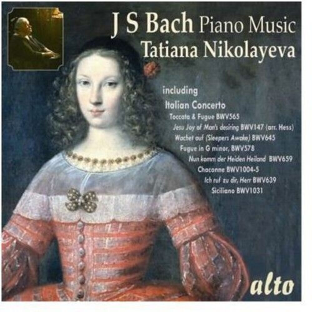 Tatiana Nikolayeva - Tatiana Nikolayeva Plays Bach Piano Music  CD
